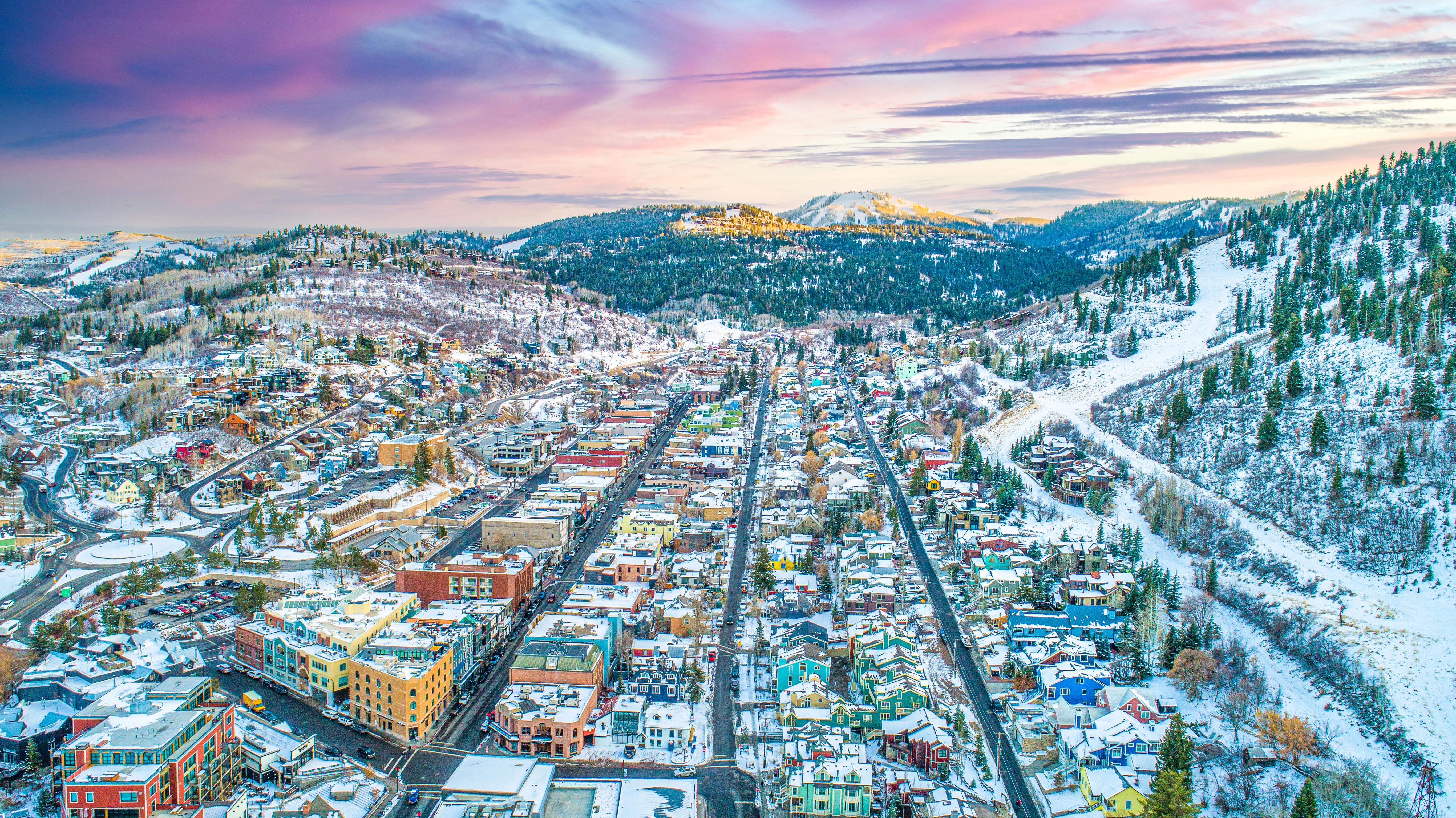 park city at night